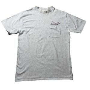 Vintage J Lea Associates Pocket T Shirt USA Single Stitch Workwear Large